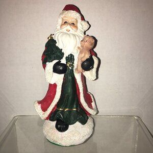 Santa Figurine Resin Christmas Collectible